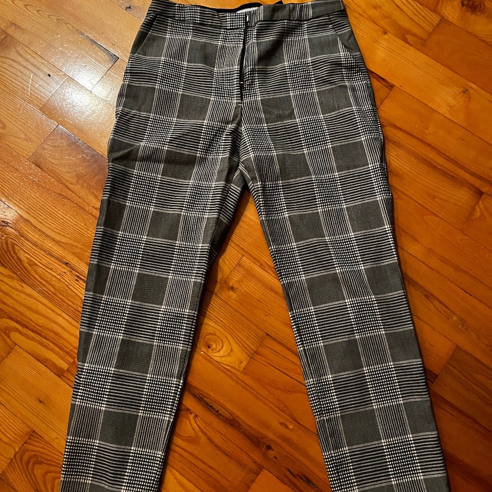 Checked pants
